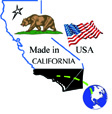 Made in CA USA Graphic